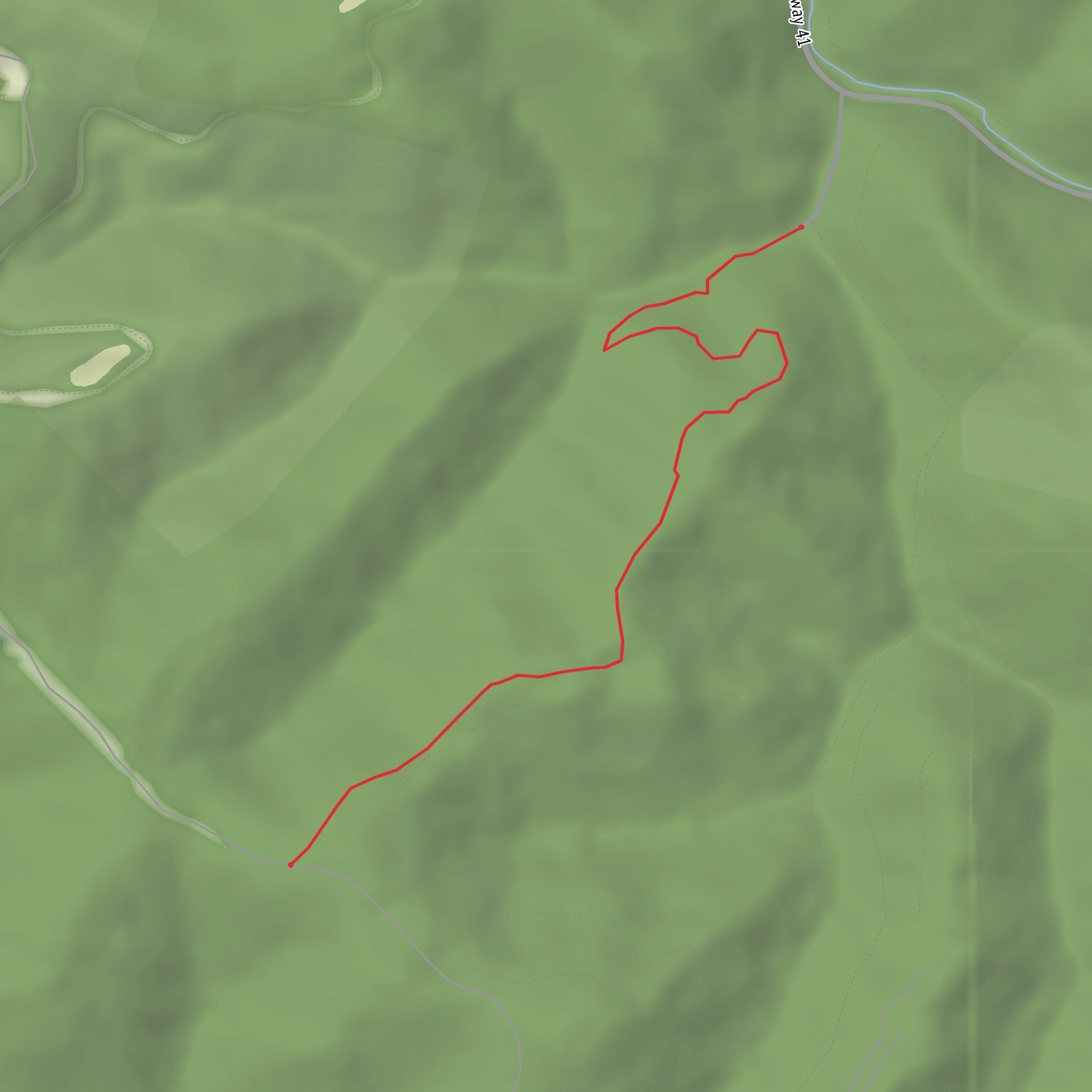 Spruce Creek Trail mobile static map