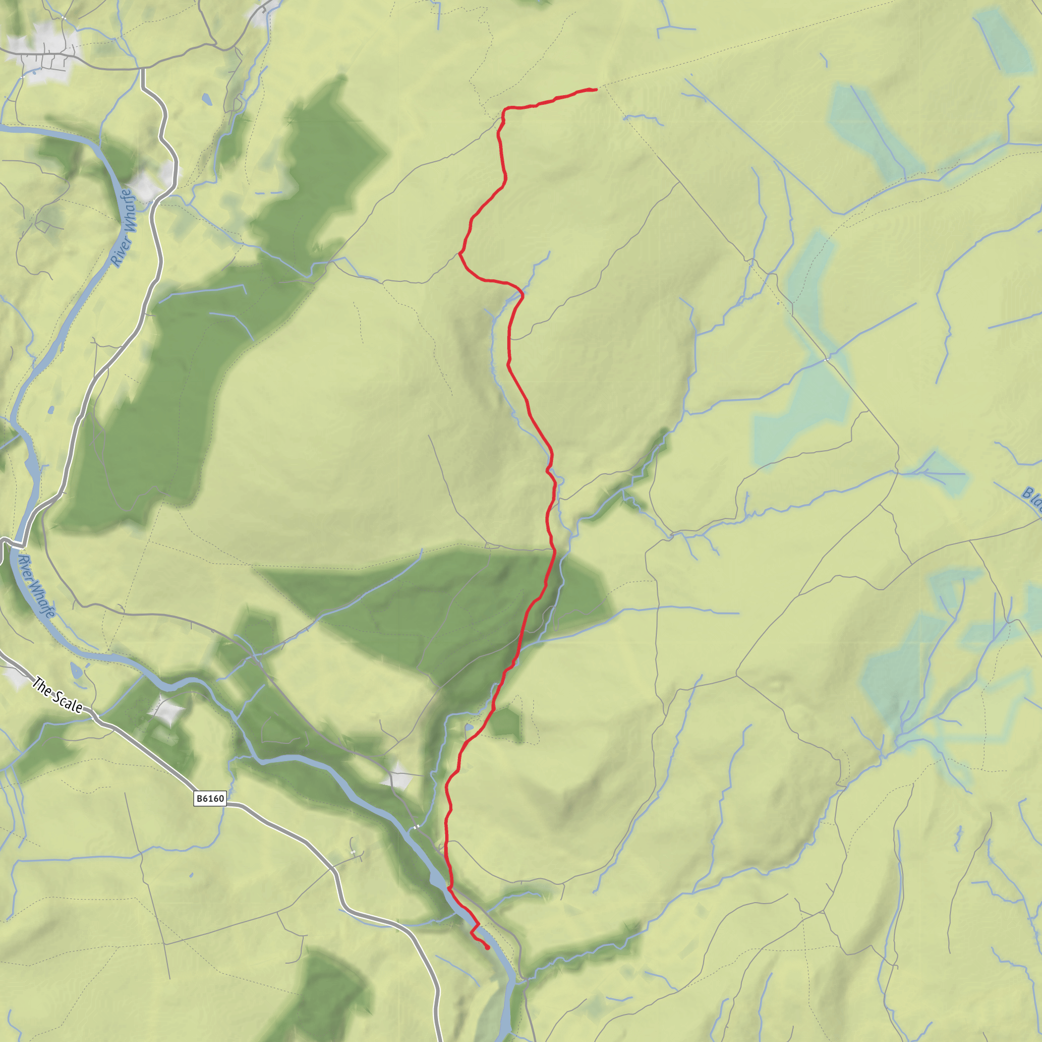 Simon’s Seat and the Valley of Desolation mobile static map