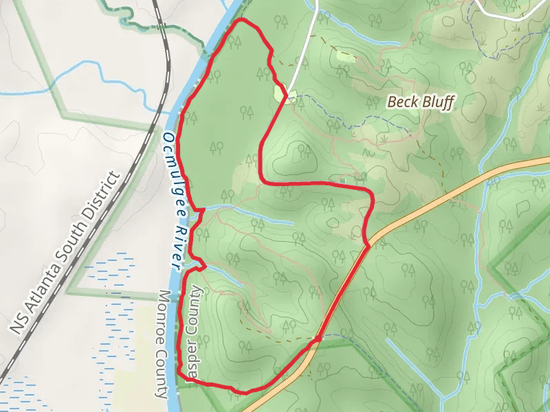 River Trail and Ocmulgee Flats Camp Loop