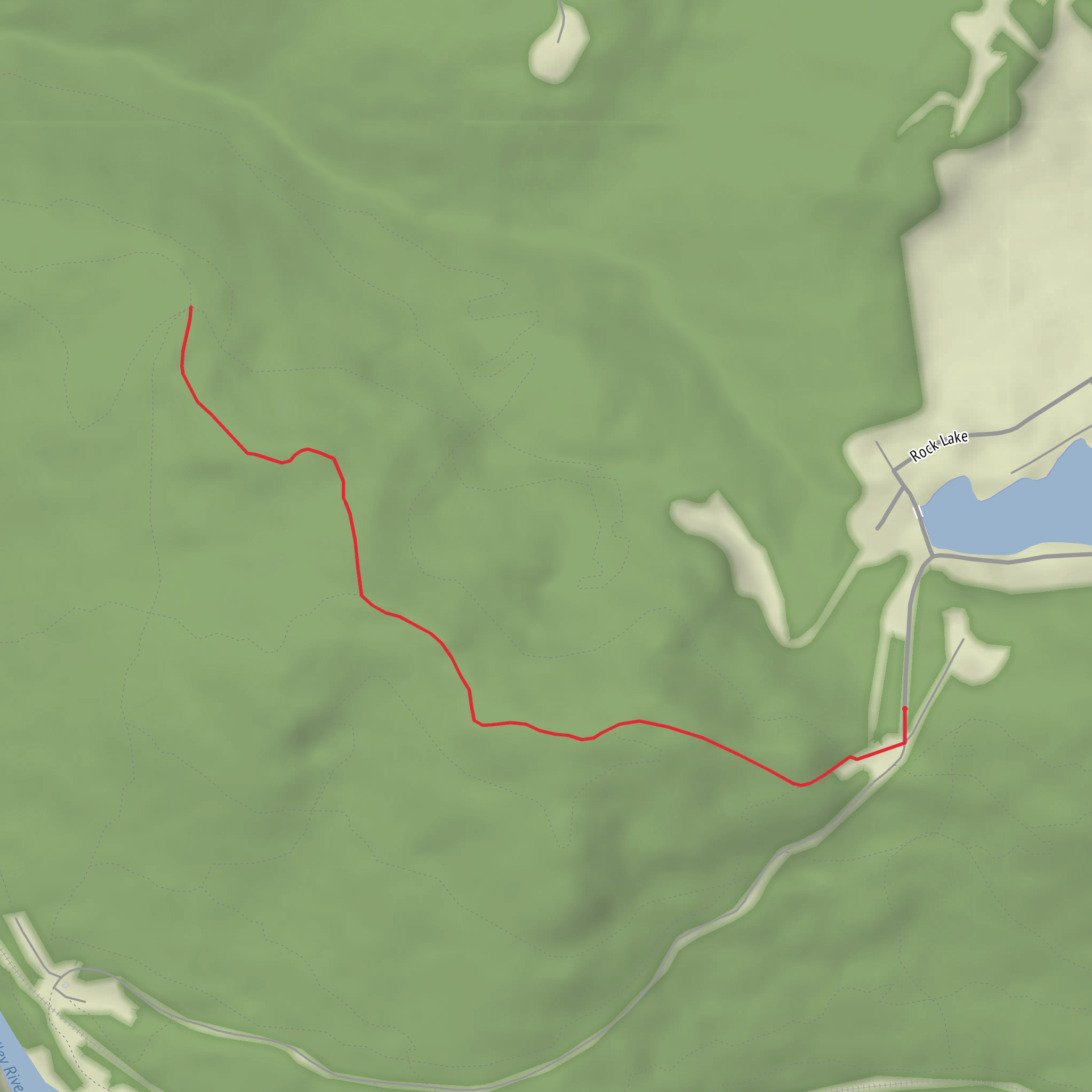 Wild Turkey Trail mobile static map