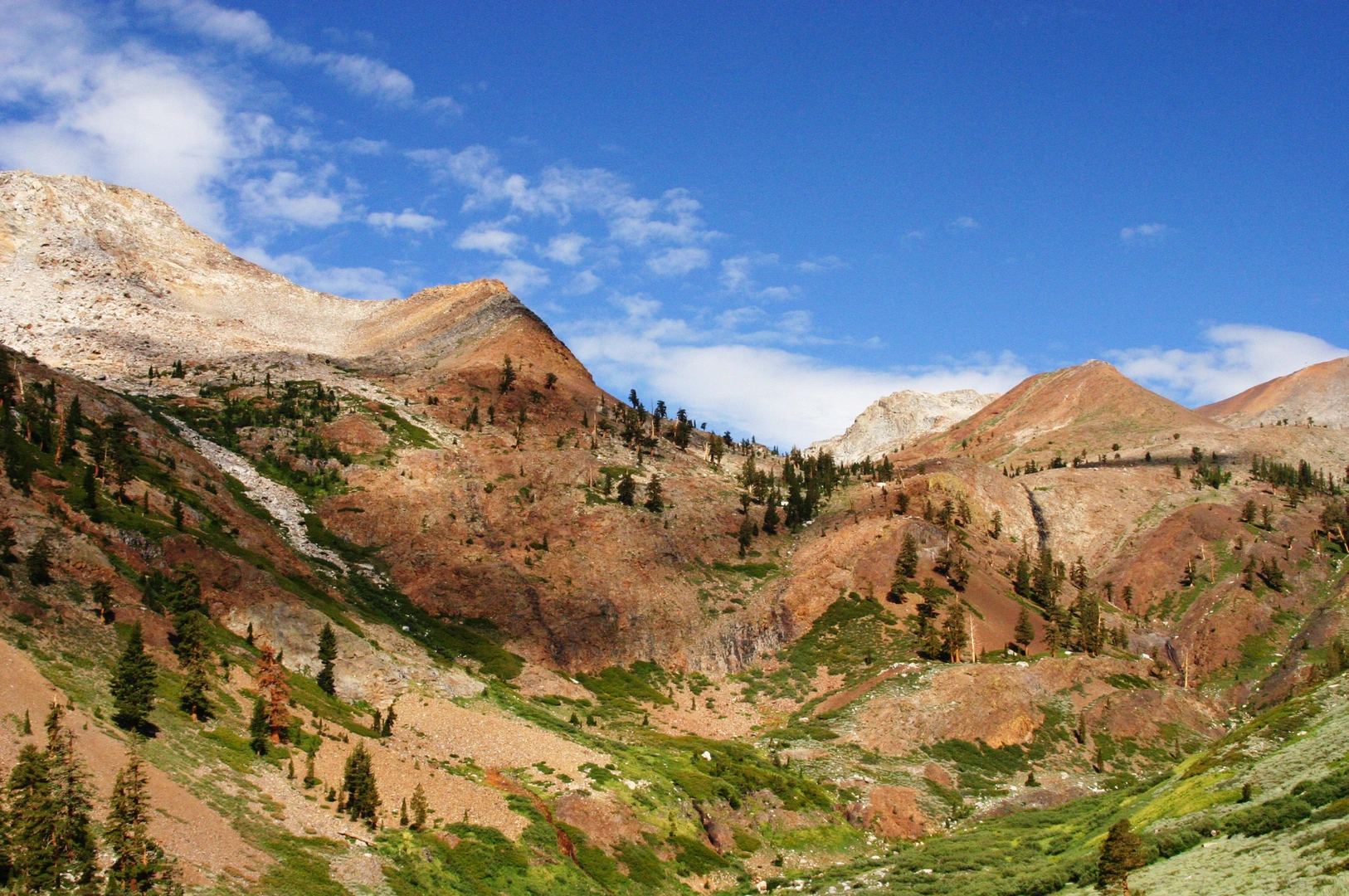 An image depicting the trail Farewell Gap Trail and Bullfrog Lakes Trail and its surrounding area.