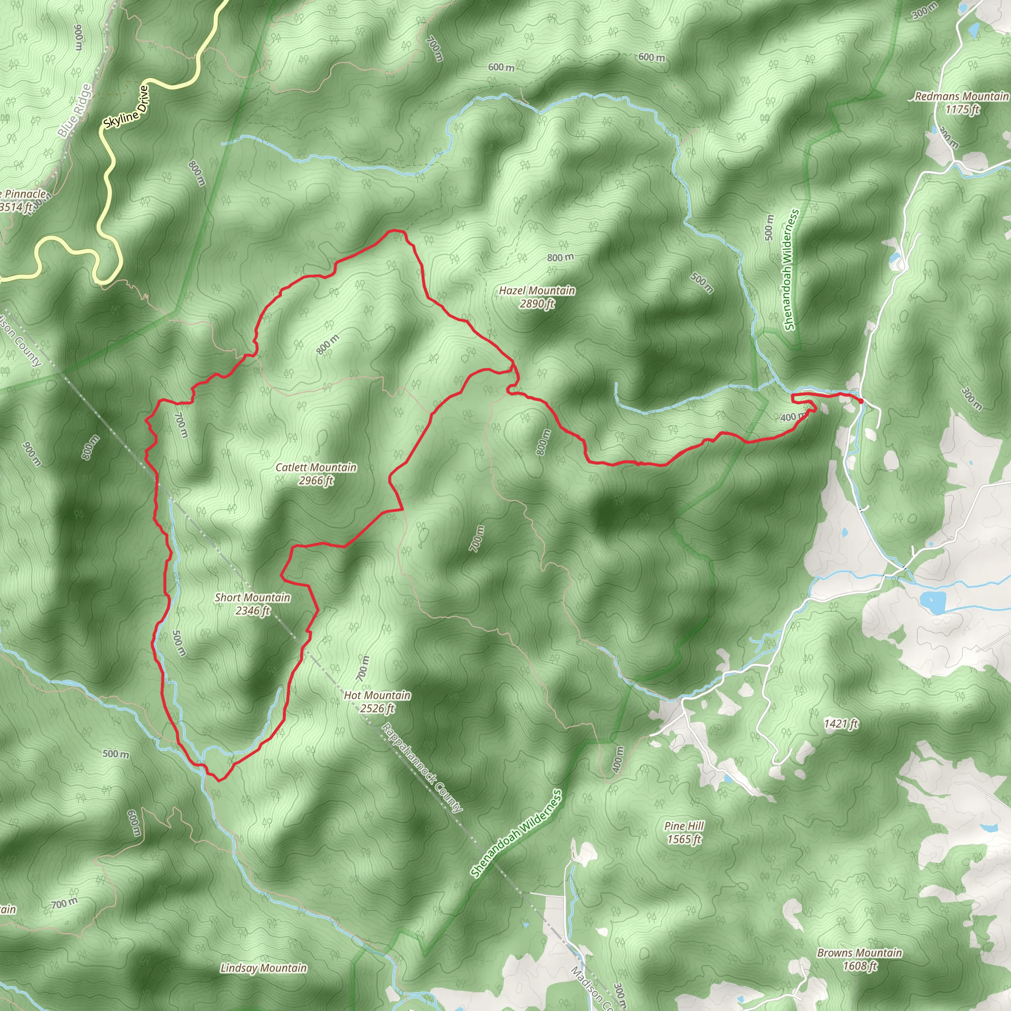 Hazel River Trail, Sam's Ridge Trail and Hannah Run Loop Trail | Rappa