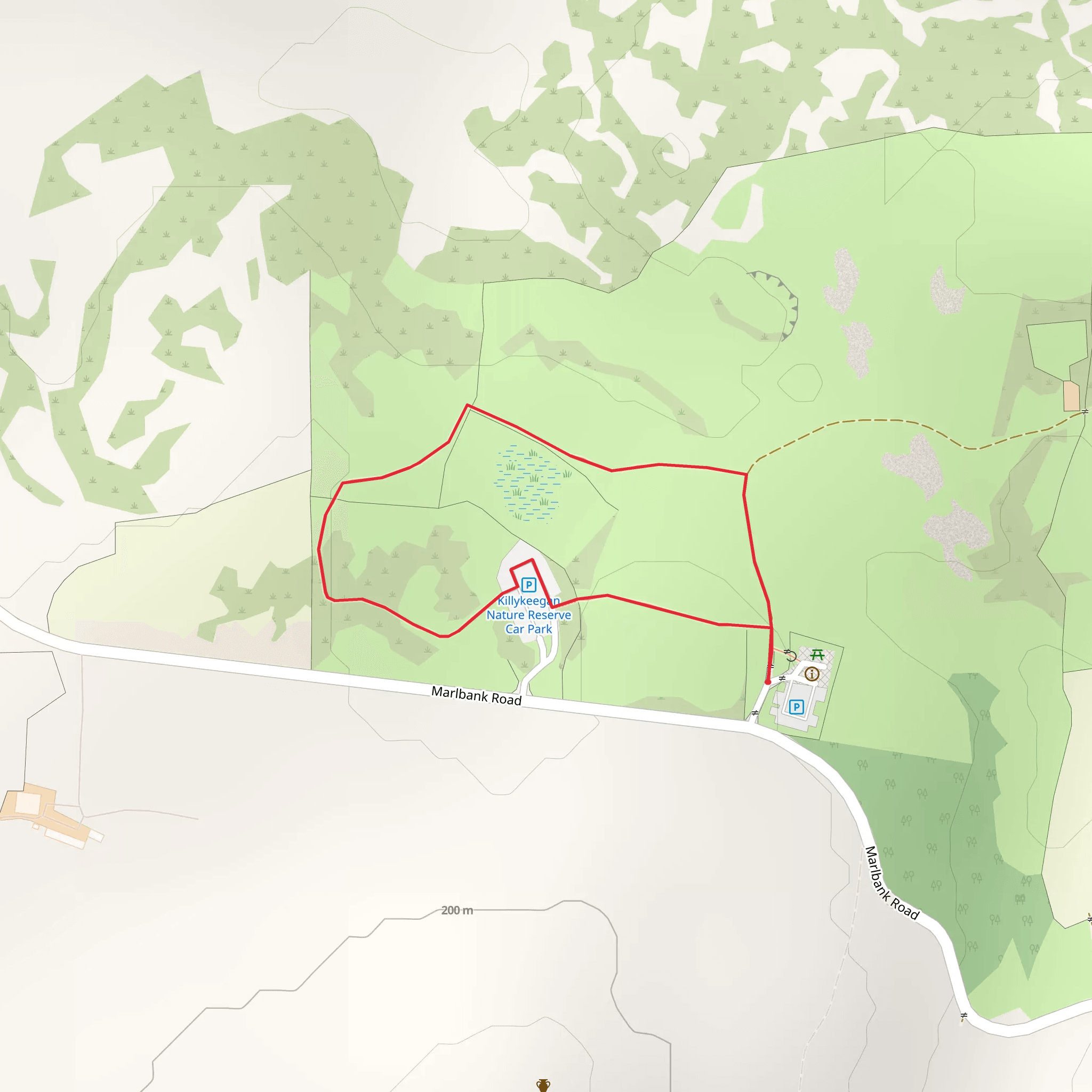 Marlbank - Killykeeghan mobile static map