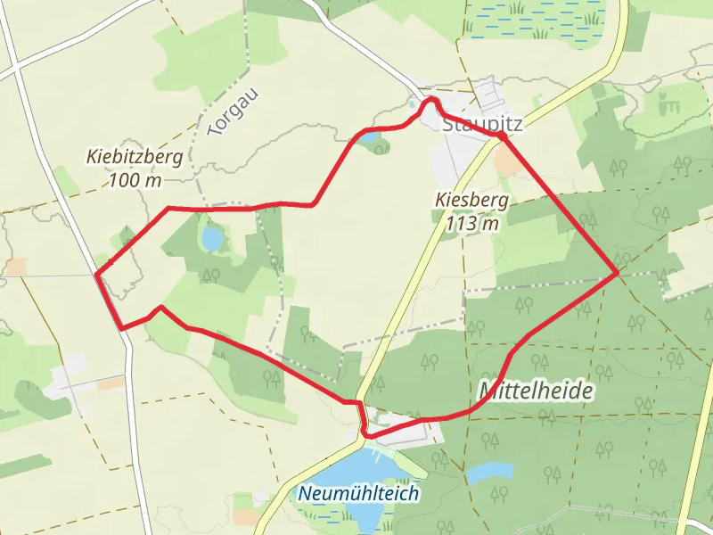 Staupitz Neumuehle and Luthetweg Sachsen