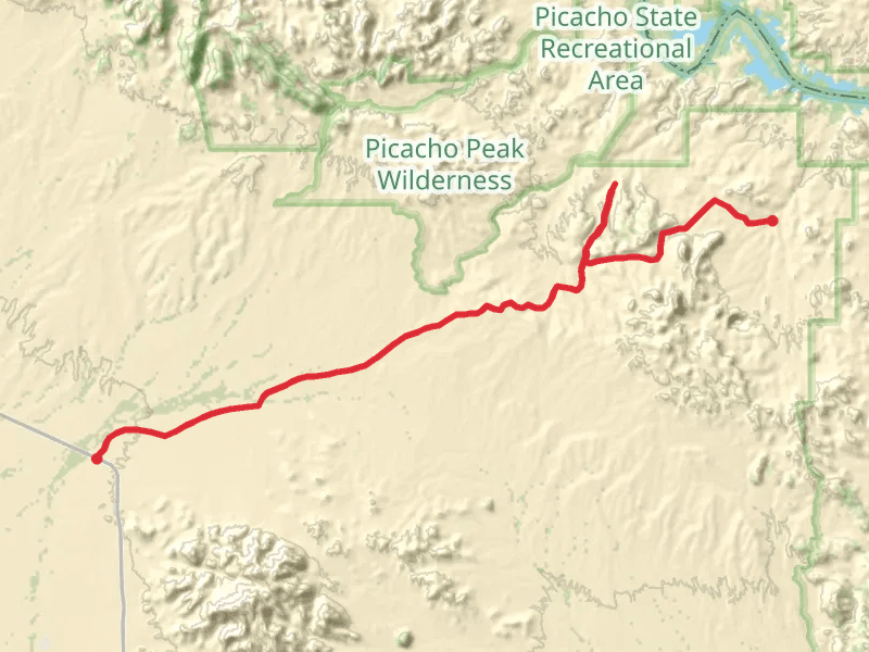 Hyduke Road and Bear Canyon