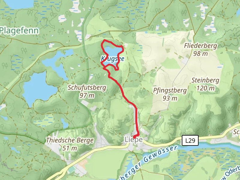 Krugsee Loop from Liepe