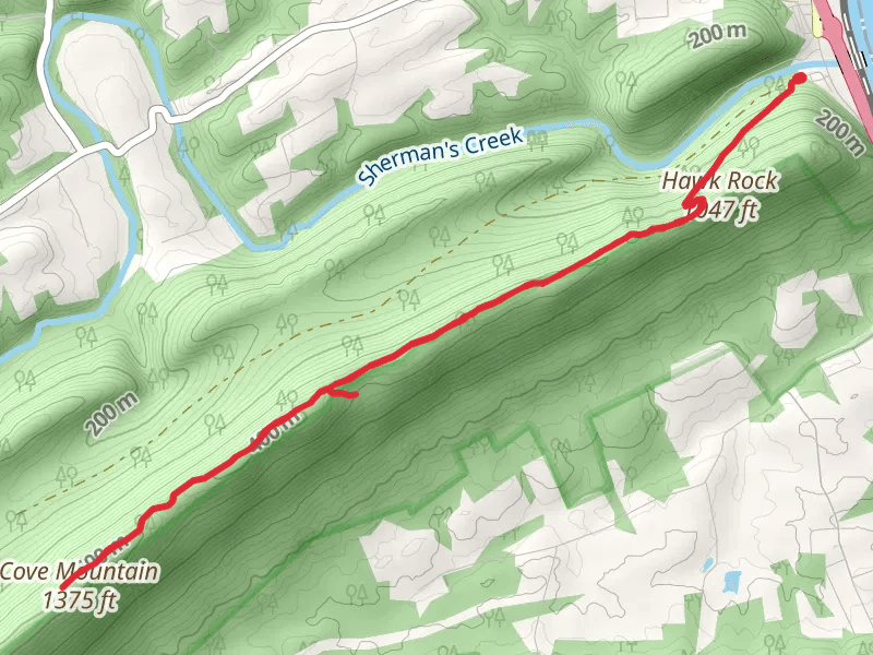 Cove Mountain via Appalachian Trail