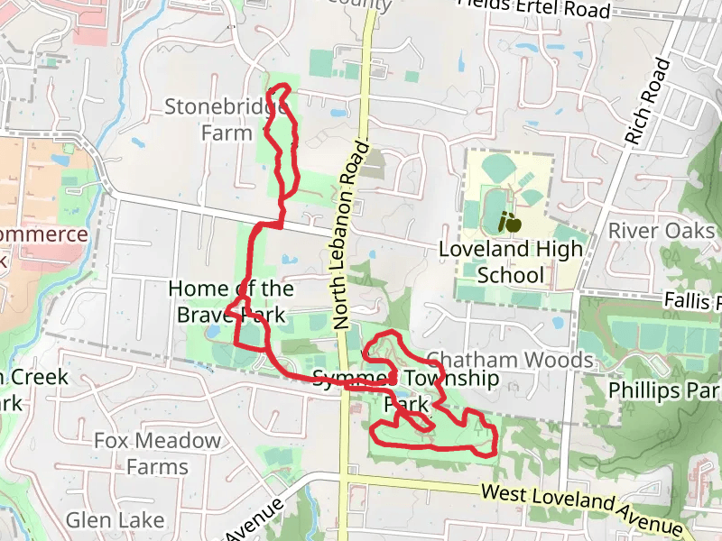Symmes Township Park and Meade Property Loop