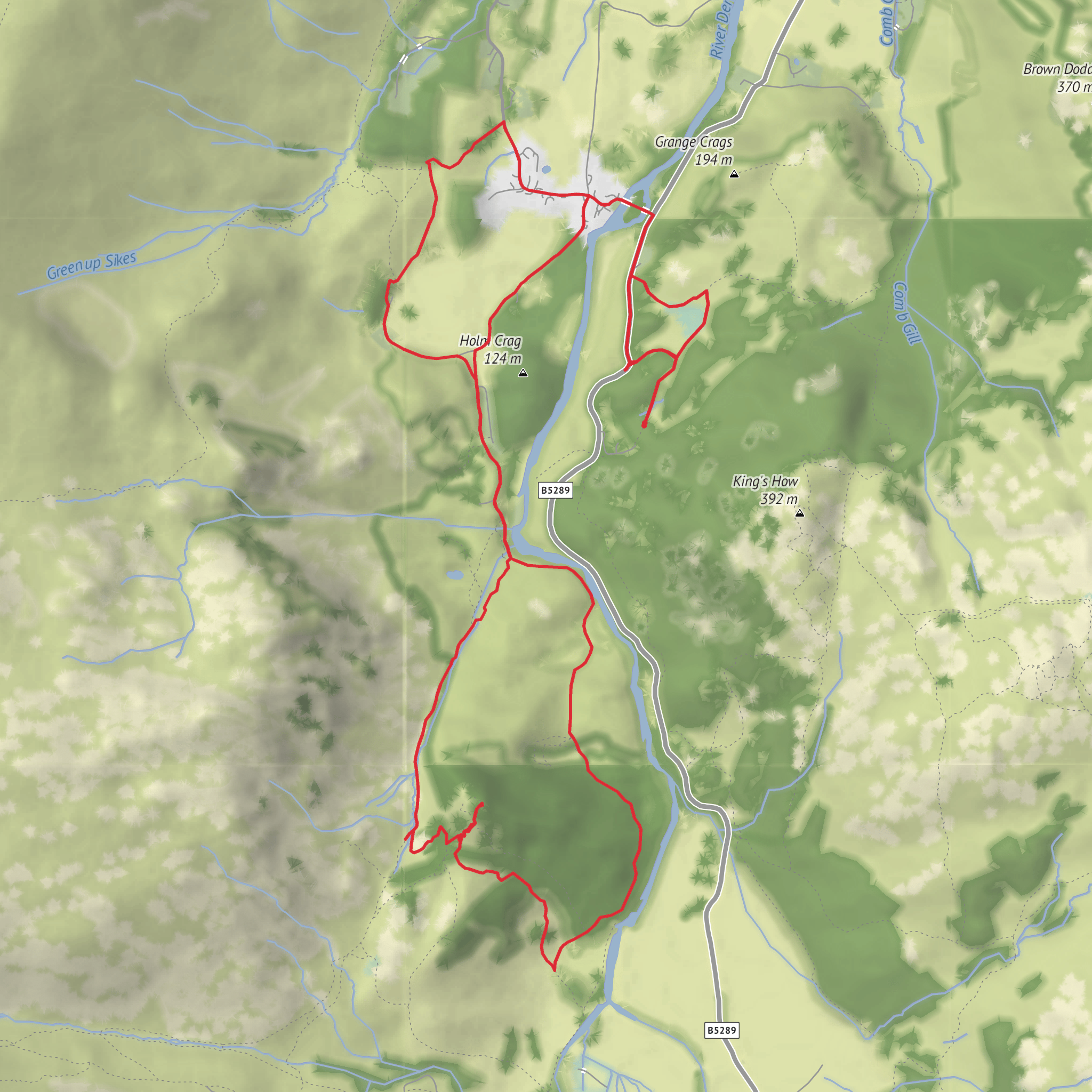 Castle Crag mobile static map