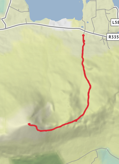 Croagh Patrick mobile static map
