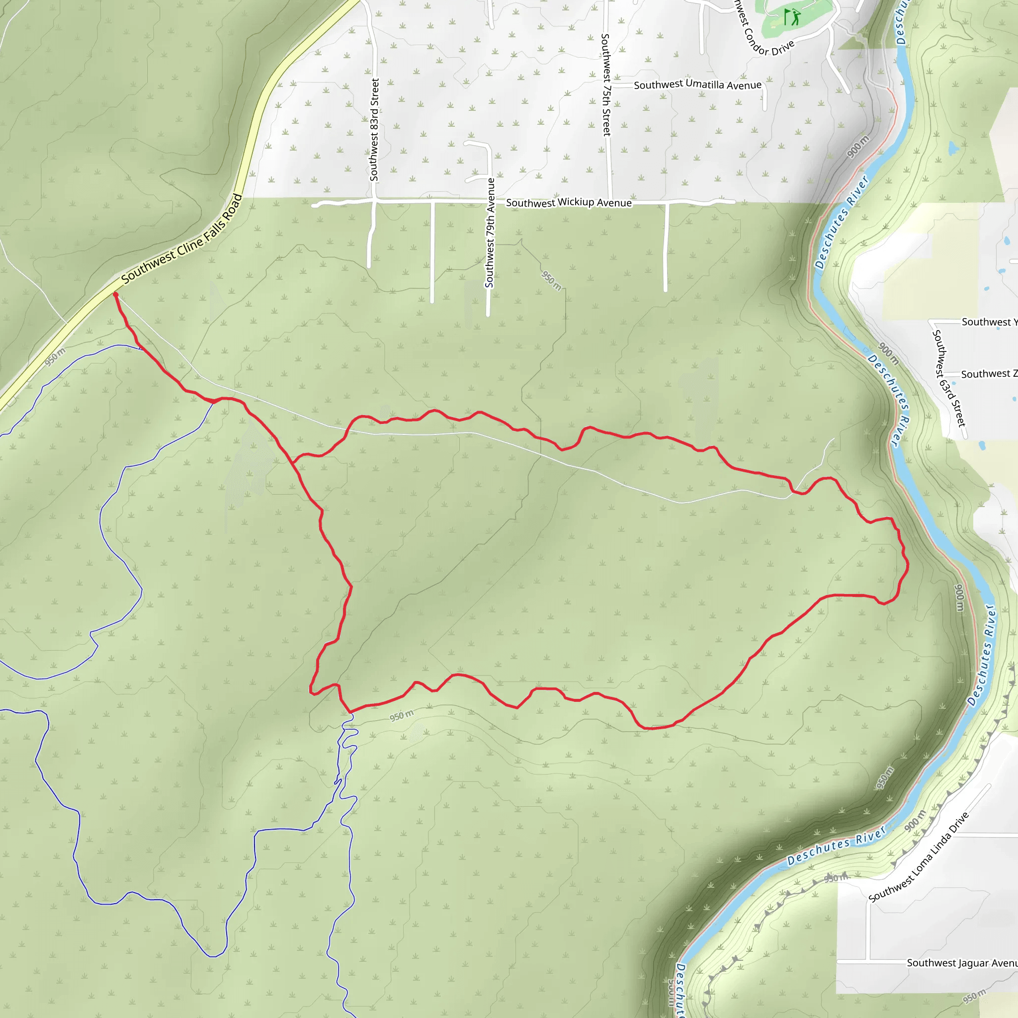 Talon - Fat Rabit Loop Trail mobile static map