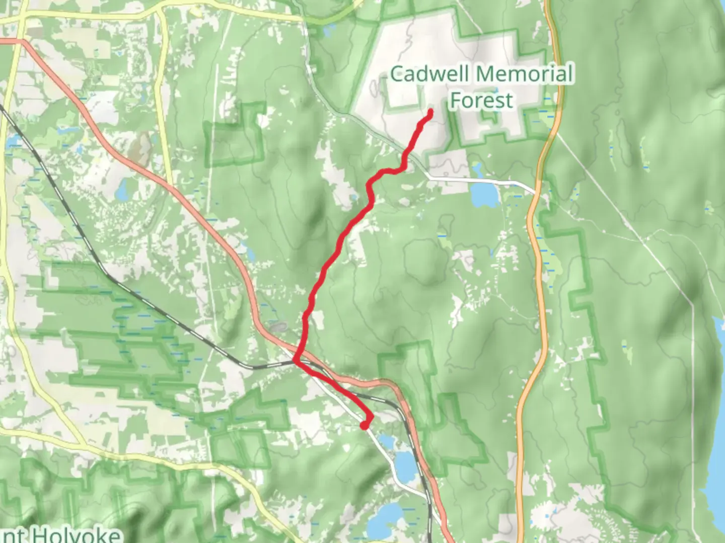 An image depicting the trail Mount Lincoln Trail and its surrounding area.