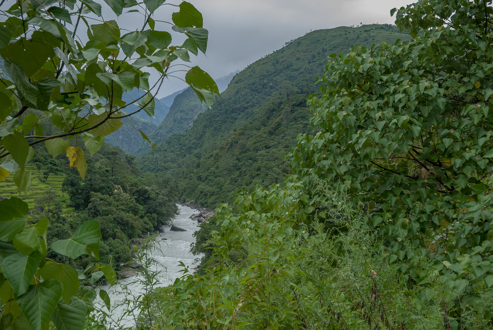 An image depicting the trail Annapurna Circuit Trek and its surrounding area.