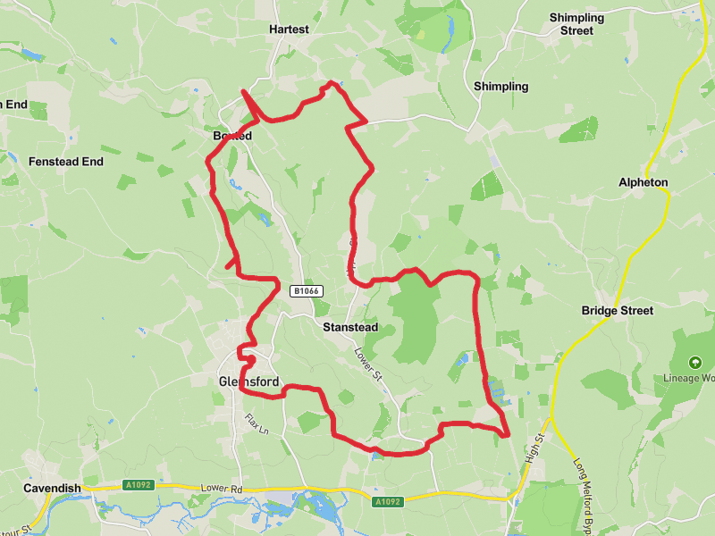 Glemsford Boxted Stansted Kent well circular  thumbnail