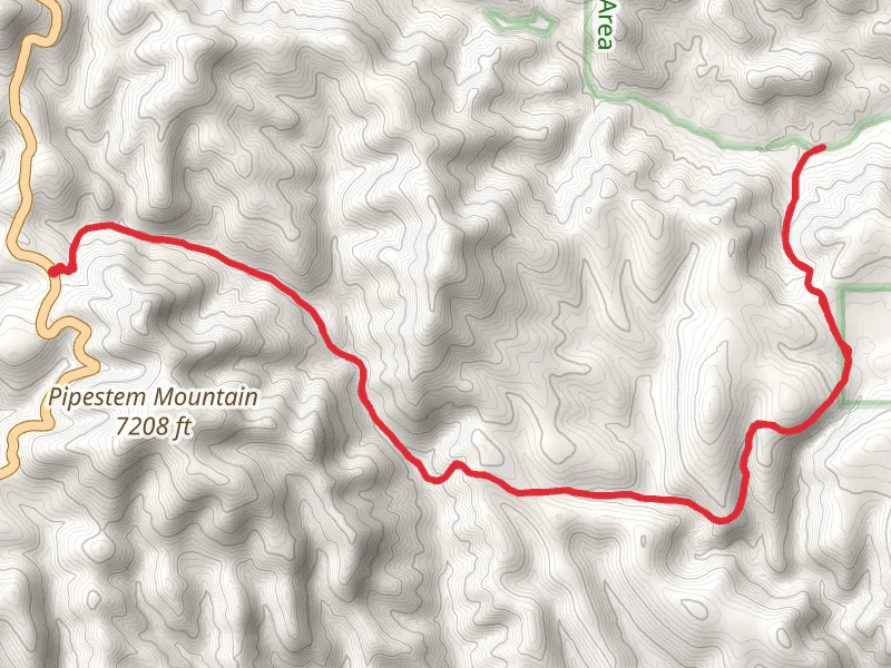 Burns Trail via Pipestem Trail
