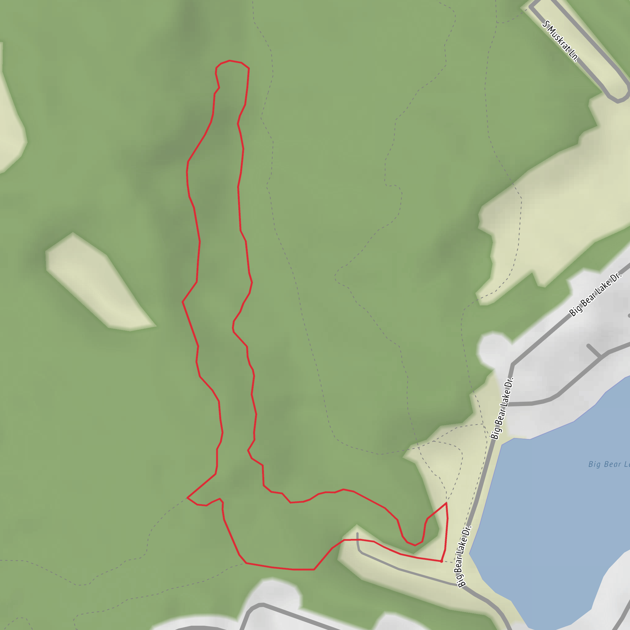 Voodoo Rocks Loop - Hard mobile static map