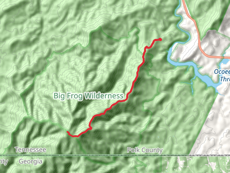 Big Frog Mountain via Licklog Ridge