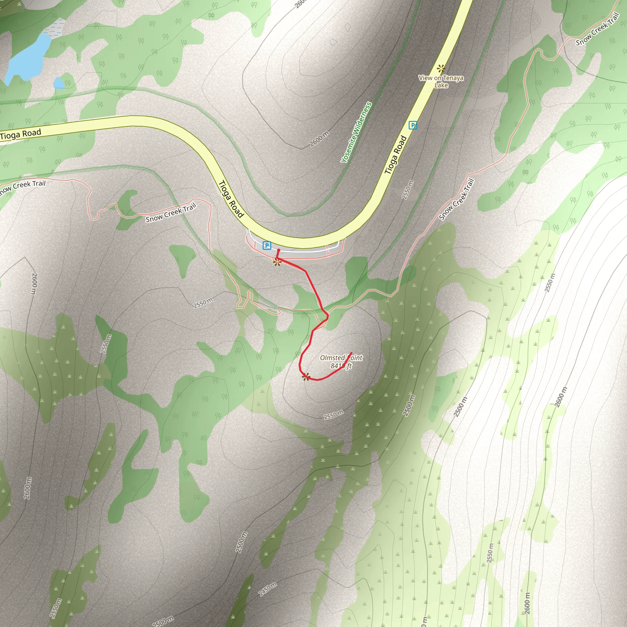 Olmstead Point mobile static map