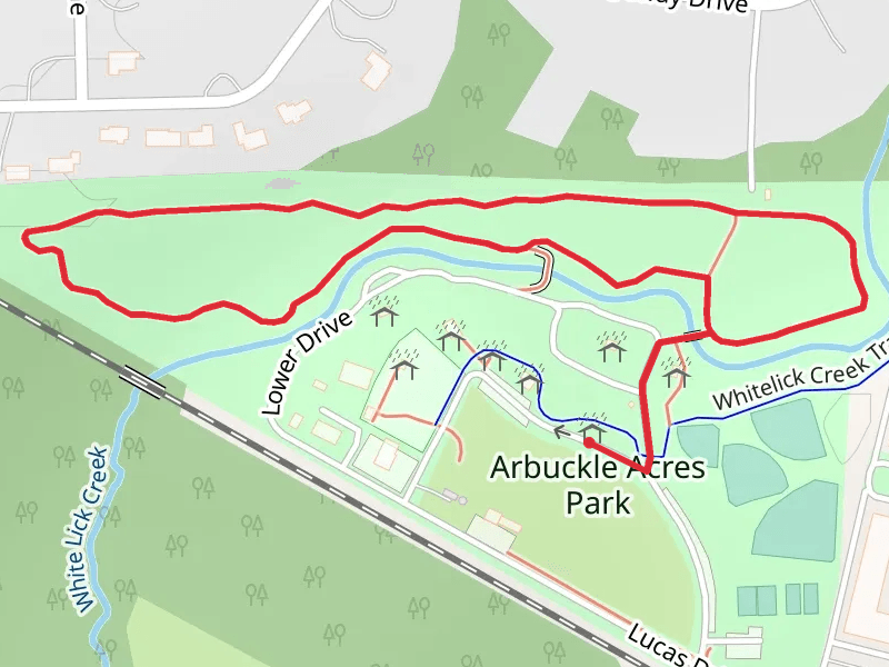Loop along White Lick Creek
