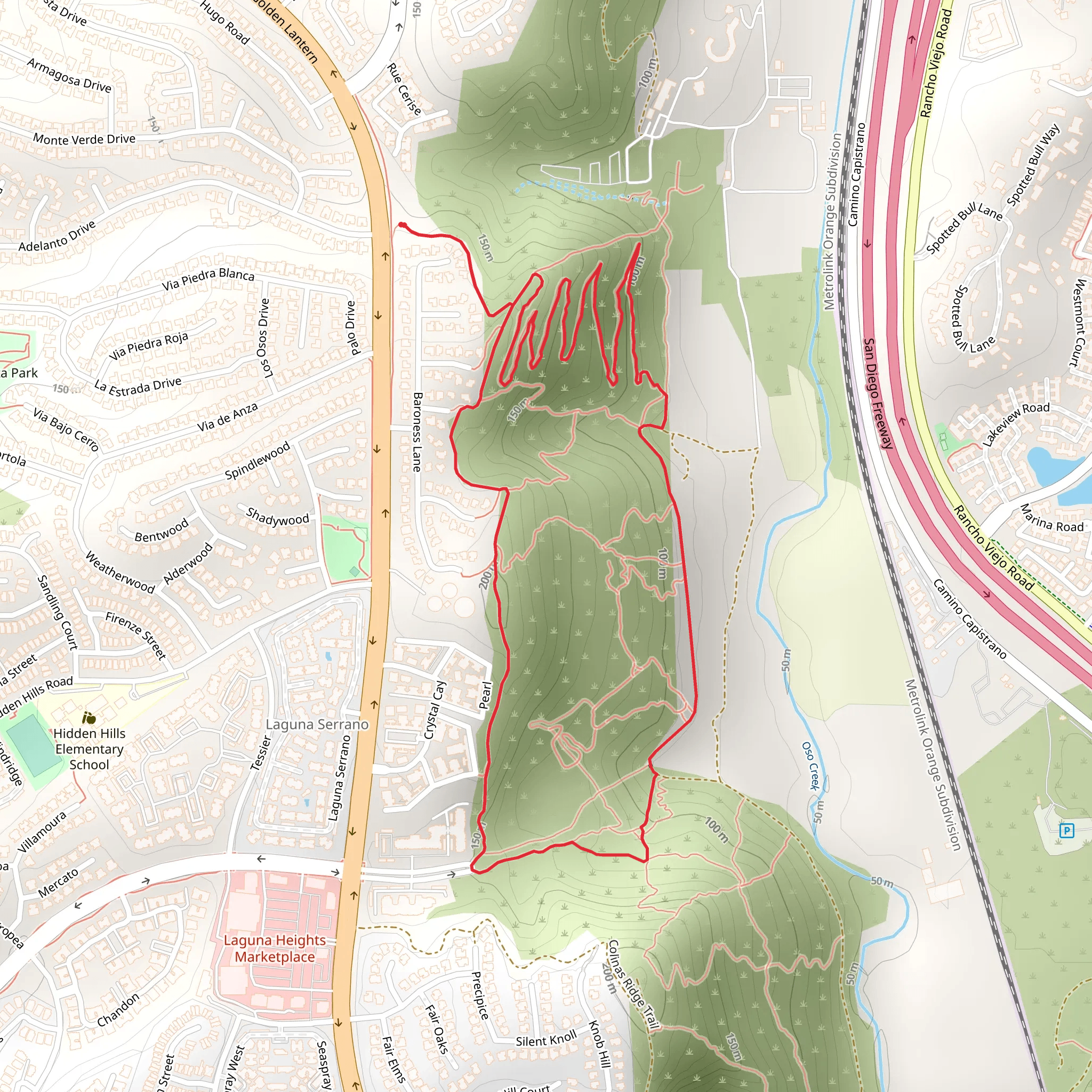 Bluff loop Trail mobile static map