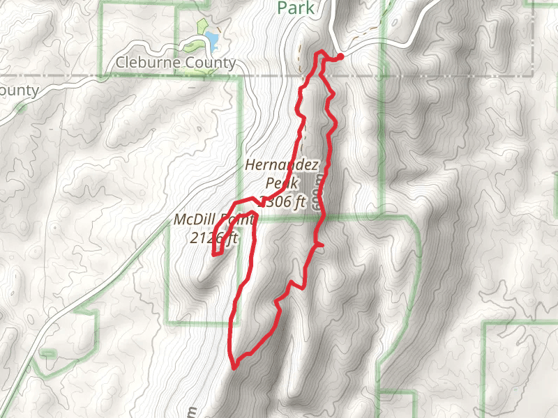 McDill Point and Hernandez Peak Loop