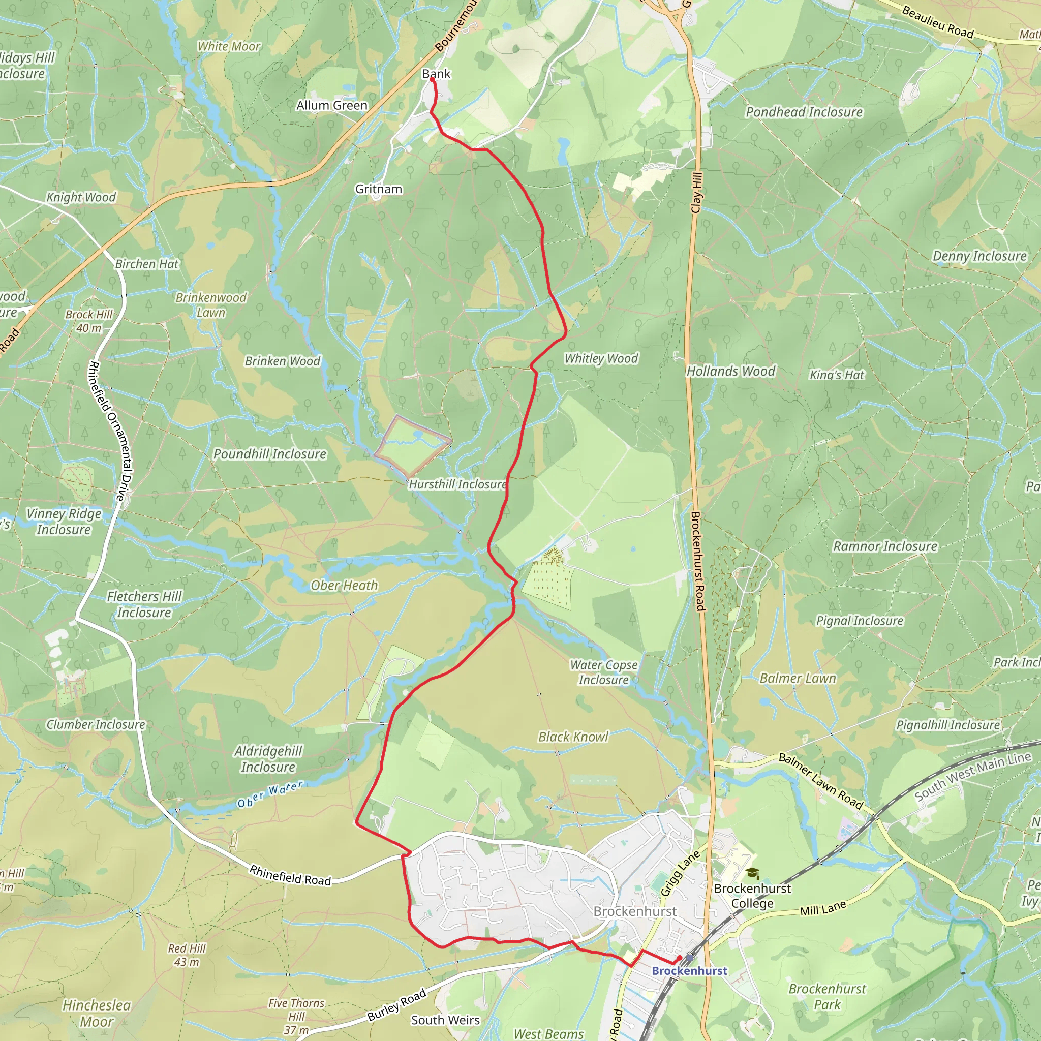 Godsmiths Hill and Wills's Plantation mobile static map