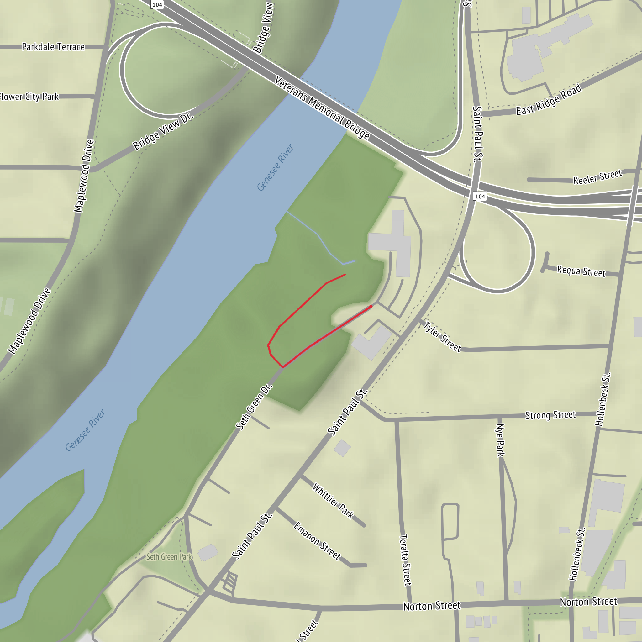 Norton's Falls mobile static map