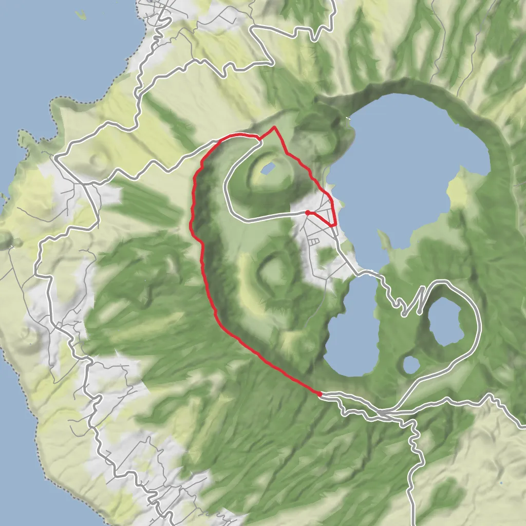 Vista do Rei, Pico do Faial and Blue Lagoon mobile static map