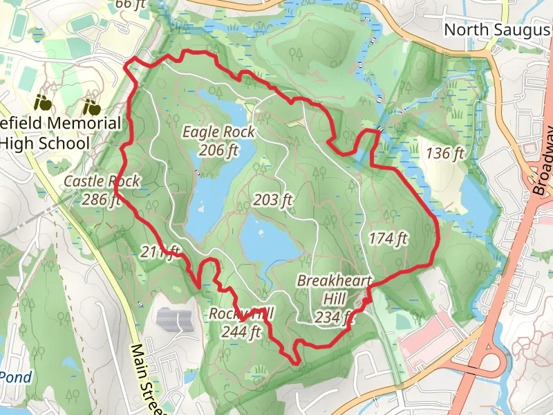 Breakheart Hill, Crow Hill and Ash Hill Loop