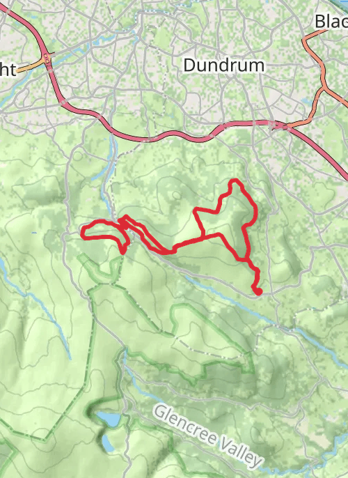 County Dublin Trailrunning mobile static map