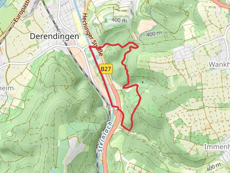 Gartenstadt and Bläsibad Loop via River Steinlach