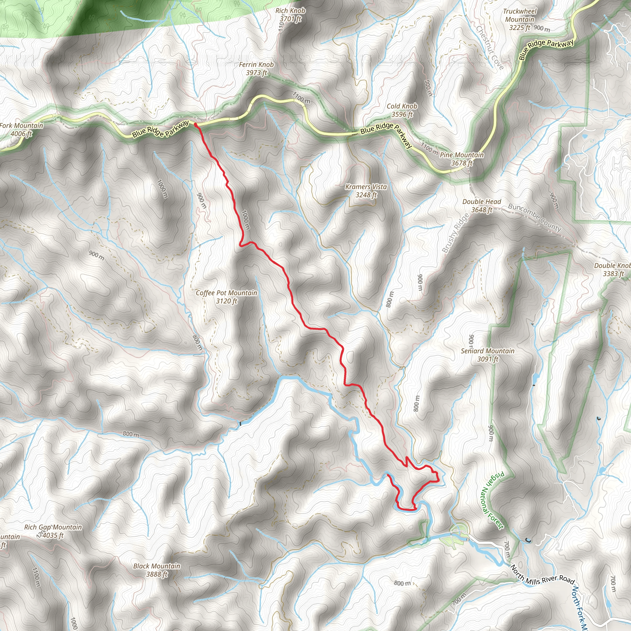 Trace Ridge mobile static map