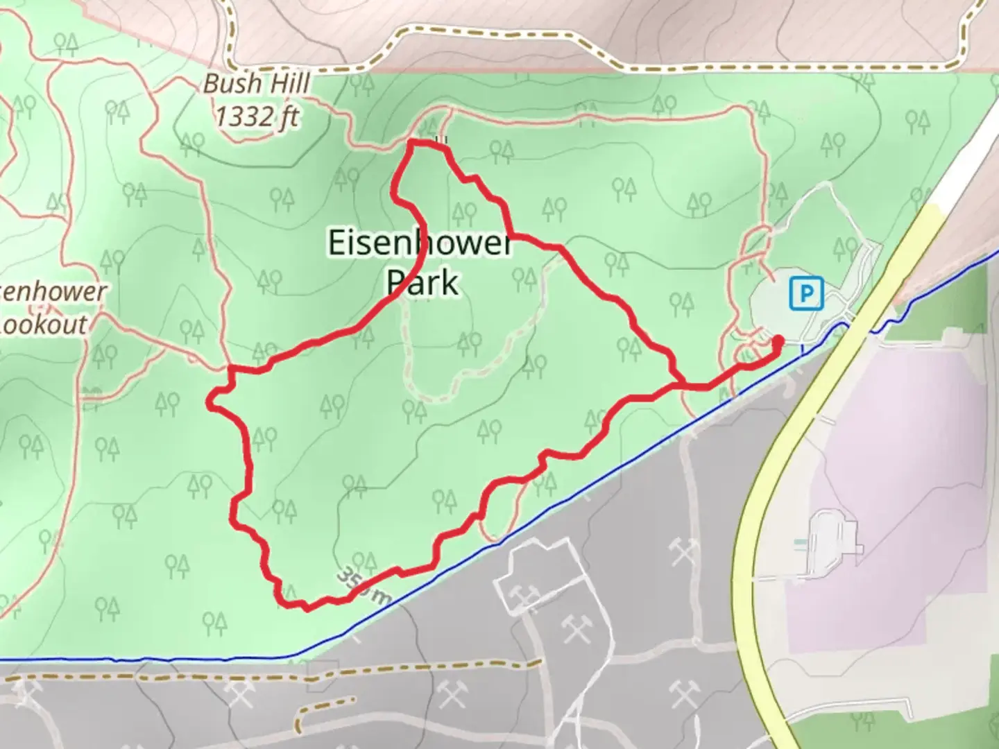 An image depicting the trail Yucca Nature and Cedar Flats Loop Trail and its surrounding area.