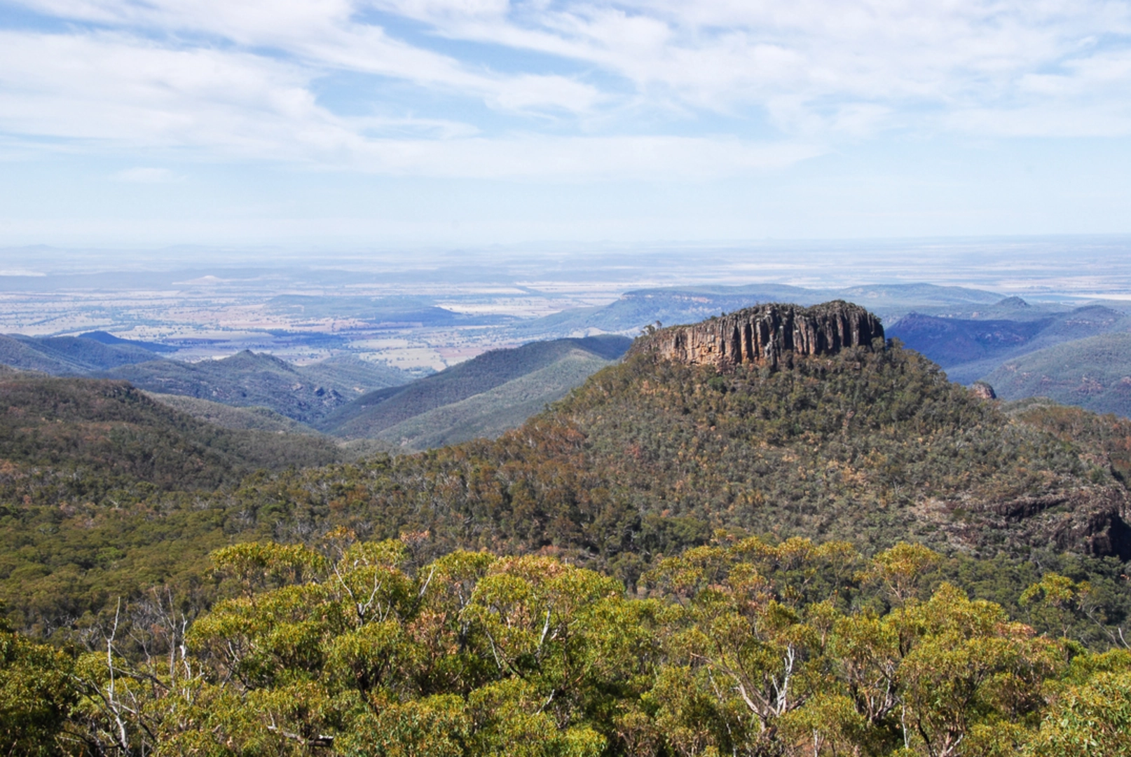 An image depicting the trail Mount Kaputar Summit Walk and its surrounding area.