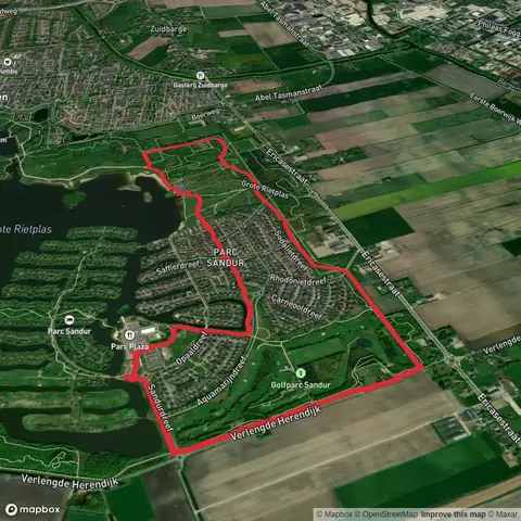 Grote Rietplas via Emmen Hardlooprondje