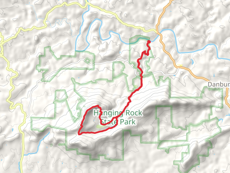 Indian Creek, Moores Knob and Moores Wall Loop Trail
