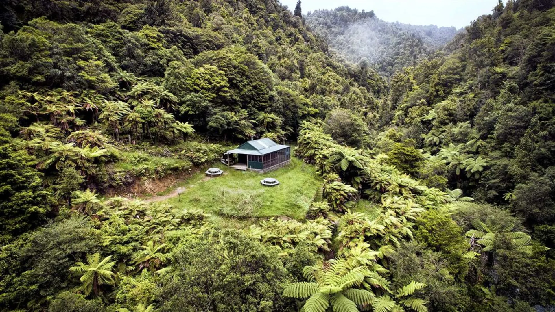An image depicting the trail Pakihi Track and its surrounding area.