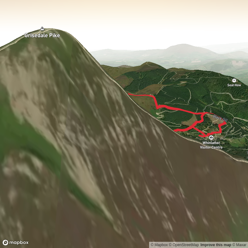 Whinlatter fell from Hobcarton
