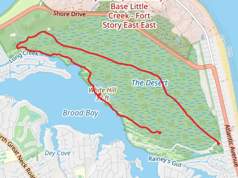 White Hill Loop via Osprey and Cape Henry Trail