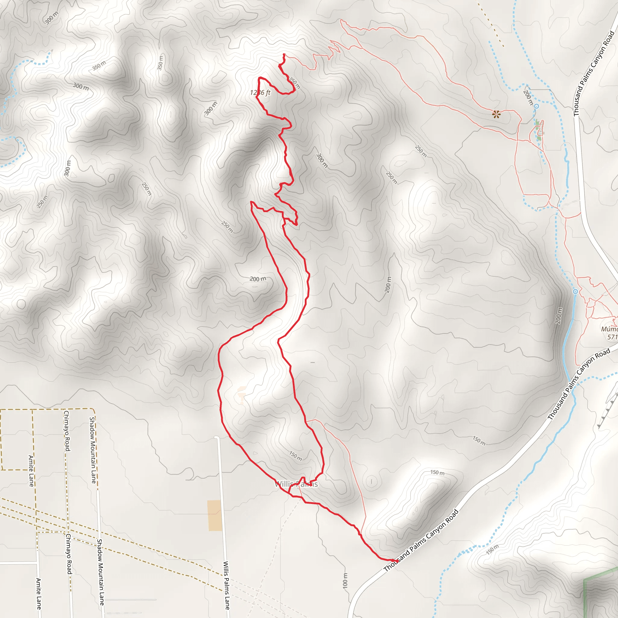 Willis Palms Loop mobile static map