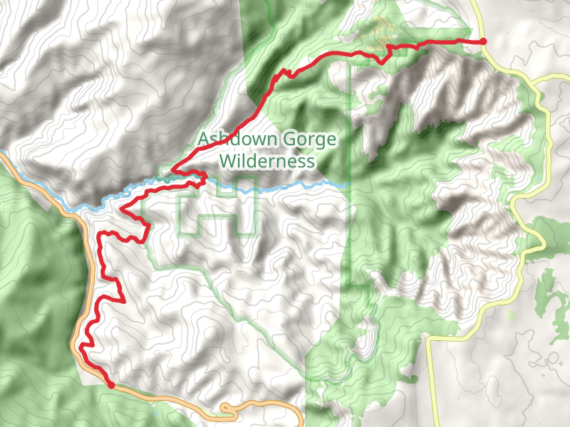 Potato Hollow and Rattlesnake Creek Trail