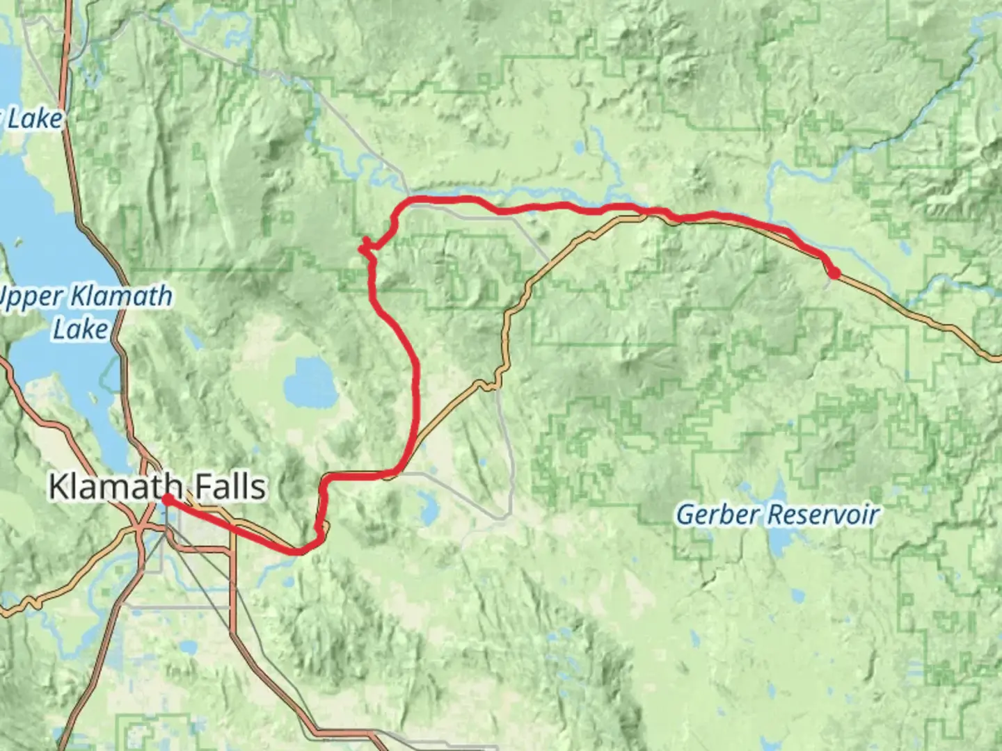 An image depicting the trail OC and E Woods Line State Trail and its surrounding area.