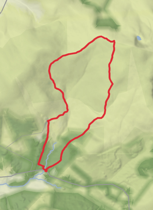 County Wicklow Hiking mobile static map