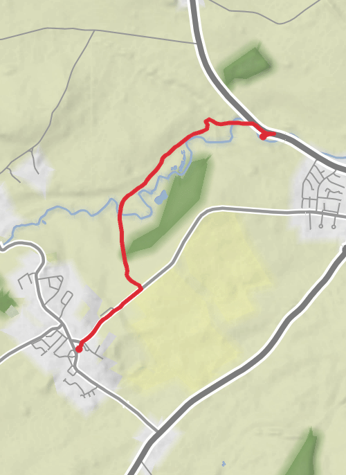 County Durham Walking mobile static map