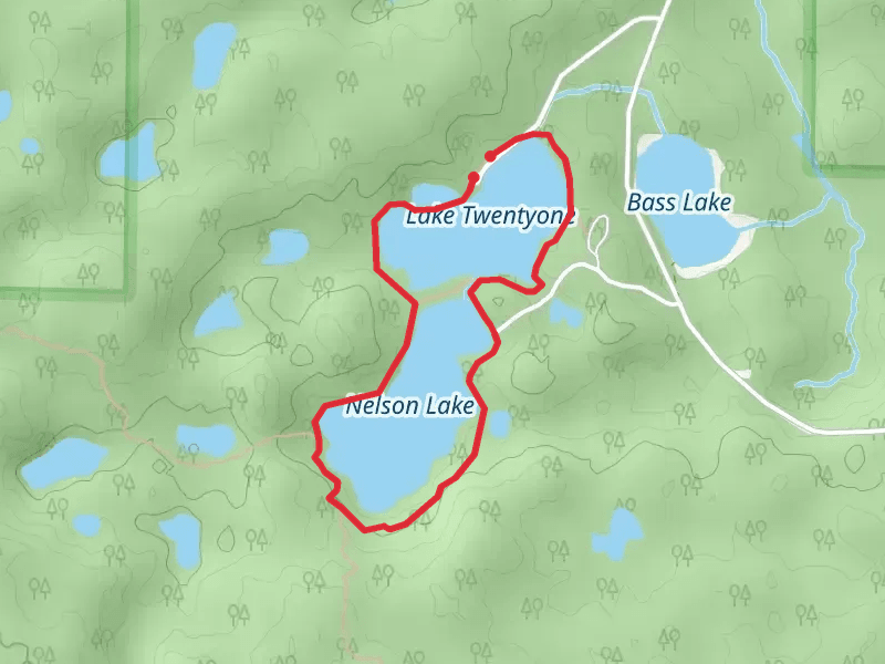 Lake Twentyone and Nelson Lake Loop Trail