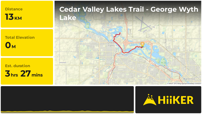 Cedar Valley Lakes Trail - George Wyth Lake | Black Hawk County | Iowa