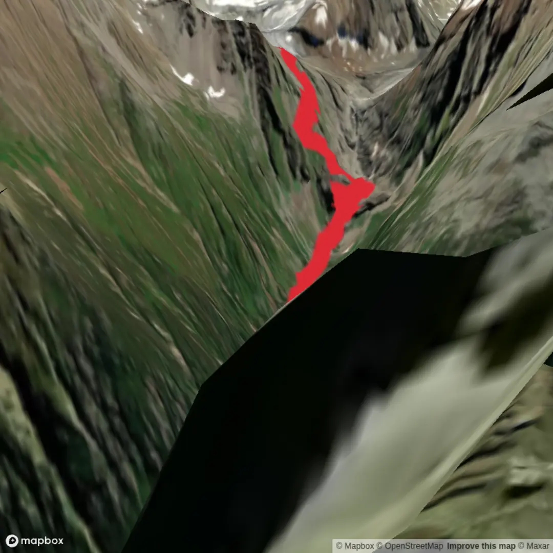 An image depicting the trail Mittelberg to Braunschiveiger Hut and its surrounding area.