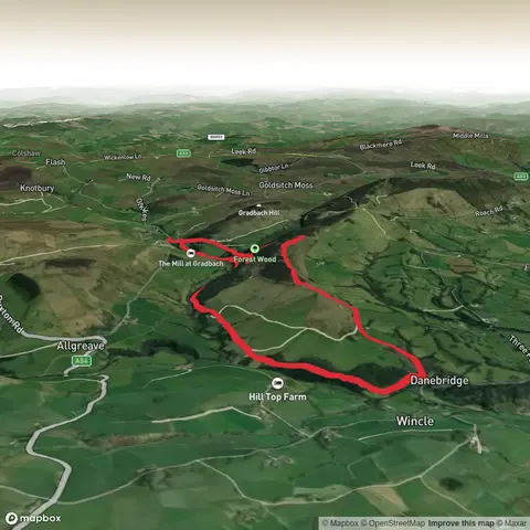 Lud’s Church Walk from Gradbach