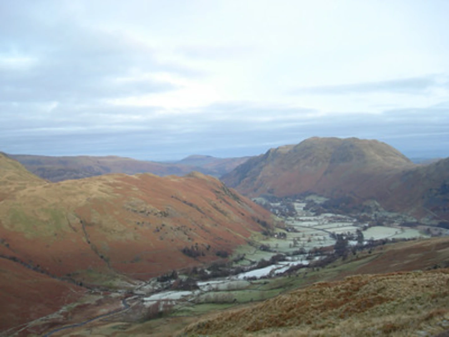 An image depicting the trail Birks and Arnison Crag in Glenamara Park and its surrounding area.
