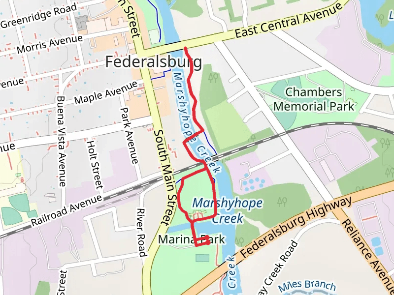 Marshyhope Creek Greenway Loop Trail - Marina Park